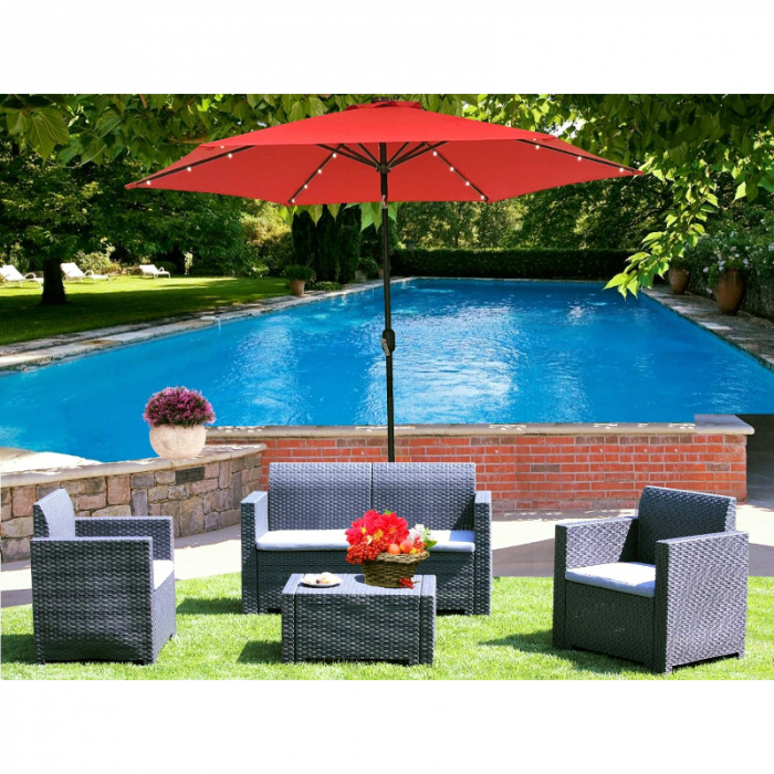 Set mobilier gradina 4 persoane Bica Nebraska 2 grafit [4]