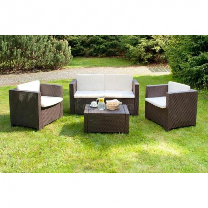 Mobilier gradina 4 persoane Bica Colorado 2 maro [2]