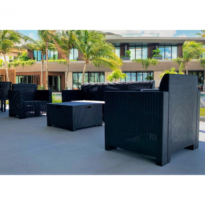 Set mobilier terasa 5 persoane Bica Nebraska 3 grafit [7]