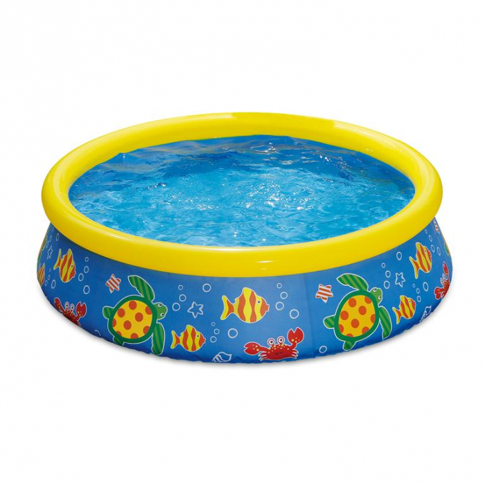 Piscina gonflabila rotunda pentru copii Yellow Quick Set 1,52 m x 38 cm Summer Waves [2]