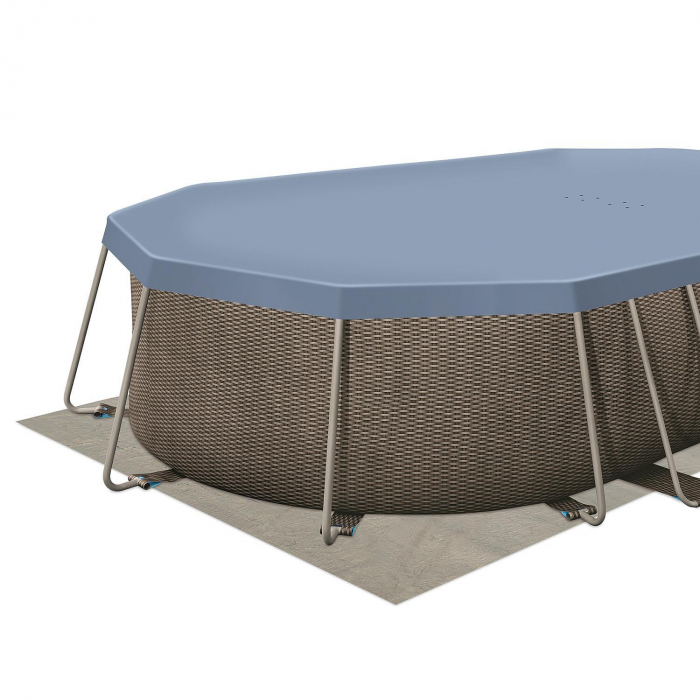 Piscina cadru metalic 610x366x122 cm FunSicle Oasis ovala cu pompa de filtrare [5]