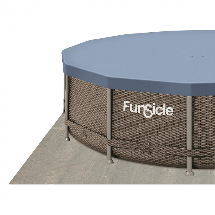 Piscina cadru metalic 427x107 cm FunSicle Oasis rotunda cu pompa de filtrare [6]