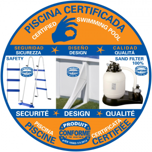 Set piscina prefabricata ATLANTIS ovala cu pereti metalici albi 730 x 375 h 132cm [8]