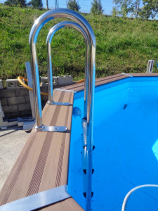 Avantgarde Set piscina compozit GRE ovala 804 x 386 x H 124 cm [2]