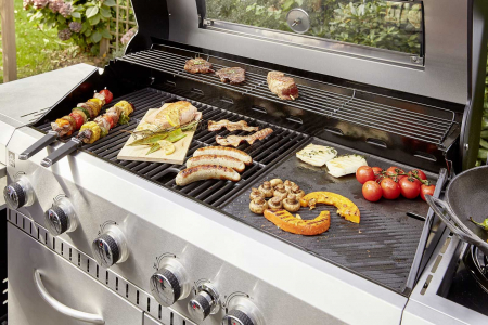 Bucatarie pe gaz Grill Chef Landmann 12120, 6+1 arzatoare inox [11]