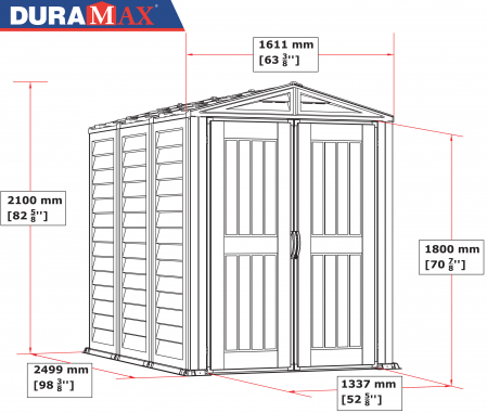Casuta de gradina Duramax YardMate PLUS 161 x 250 cm [11]