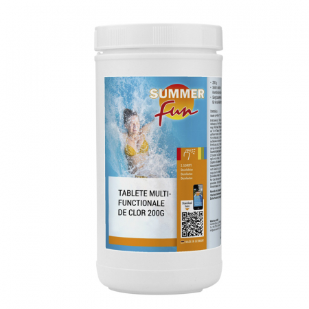 Tratamente Piscina - Clor multifunctional 1 Kg tablete 200 g Summer Fun