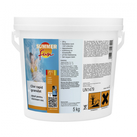 Tratamente Piscina - Clor rapid granulat 5 Kg Summer Fun