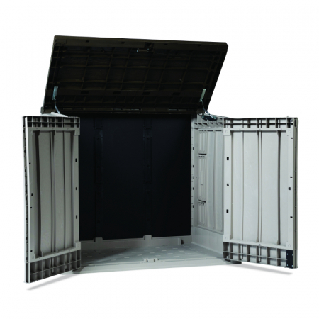 Dulap de gradina Toomax 145x85x125 cm STORA WAY PLUS XL Gri [1]