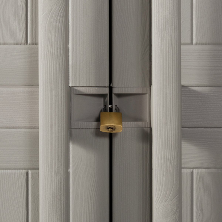 Dulap de gradina Toomax Wood Midi Gri 65x37x173 cm [4]