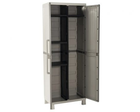 Dulap de gradina Toomax Wood Midi Gri 65x37x173 cm [1]
