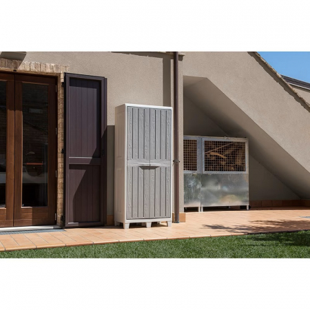 Dulap de gradina Toomax Florida XL Gri 78x46x182 cm [4]