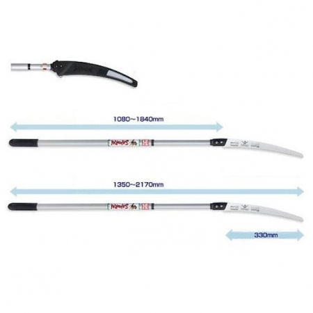 Fierastrau telescopic pentru crengi Samurai ATP1840+GC331 [1]