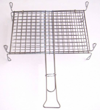 Gratar inox cu picioruse pentru hamburger 27x40x7cm Landmann 10228 [1]