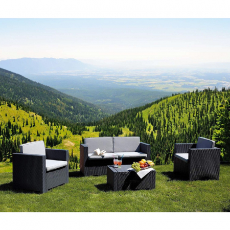 Mobilier gradina 4 persoane Bica Colorado 2 grafit [3]