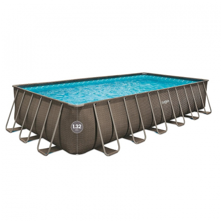 Piscine cu cadru metalic - Piscina cadru metalic 732x366x132 cm FunSicle Oasis dreptunghiulara cu pompa de filtrare