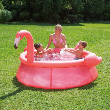 Piscina gonflabila rotunda pentru copii Flamingo Quick Set 1,83 m x 51 cm Summer Waves [0]