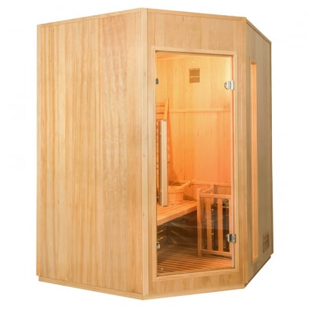 Sauna traditionala finlandeza de colt ZEN 3C [0]