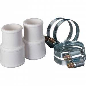 Accesorii Piscina - Set 2 conectori cu diametre 38 / 32 mm + 4 cleme cu filet