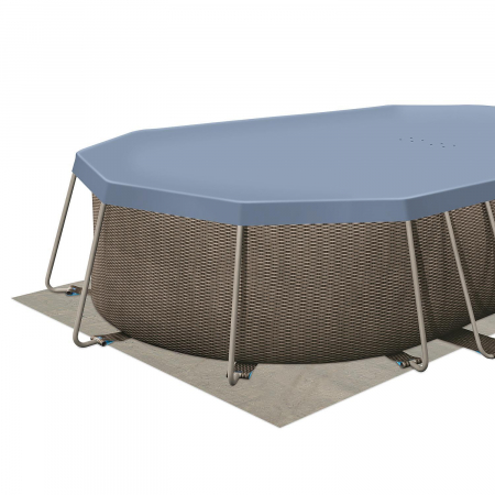 Piscina cadru metalic 610x366x122 cm FunSicle Oasis ovala cu pompa de filtrare [4]