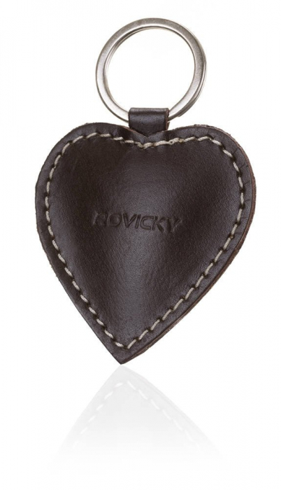 Breloc inimă din piele naturală - Rovicky PTR-R-HG010 [2]