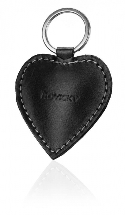 Breloc inimă din piele naturală - Rovicky PTR-R-HG010 [2]