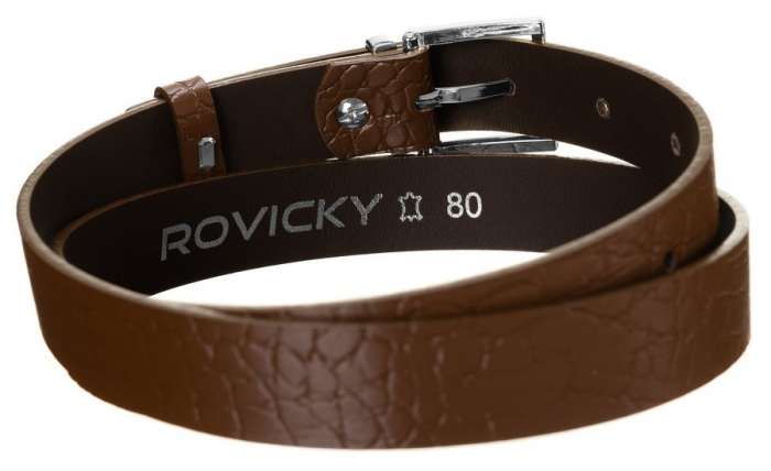 Curea dama din piele naturala Rovicky PTR-ZPD-S2,5GK-80 SZ [3]