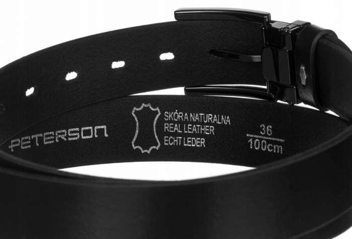 Curea barbati din piele naturala Peterson PTR-PTN PS-05M-115-3606 [4]