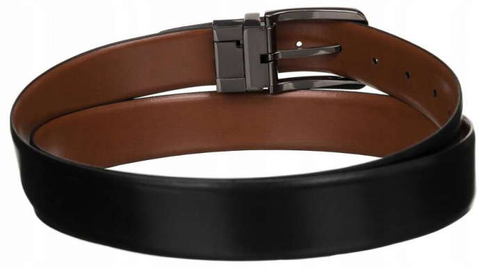 Curea barbati din piele naturala Peterson PTR-PTN RB35-135-MET B-B [4]