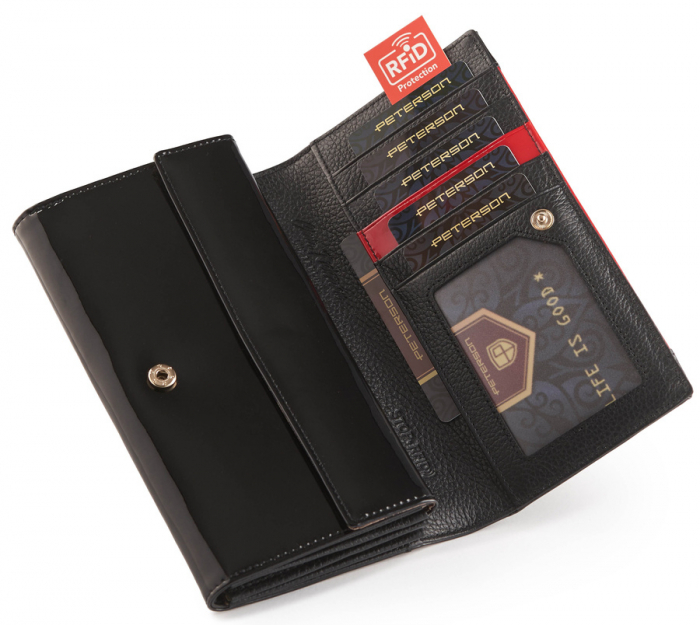 Portofel dama din piele naturala Peterson PTR-PTN BC-411 [5]