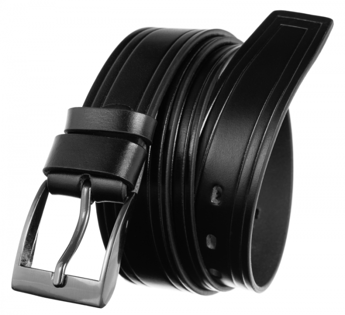 Curea barbati din piele naturala Rovicky PTR-PRS-05-G BR [2]