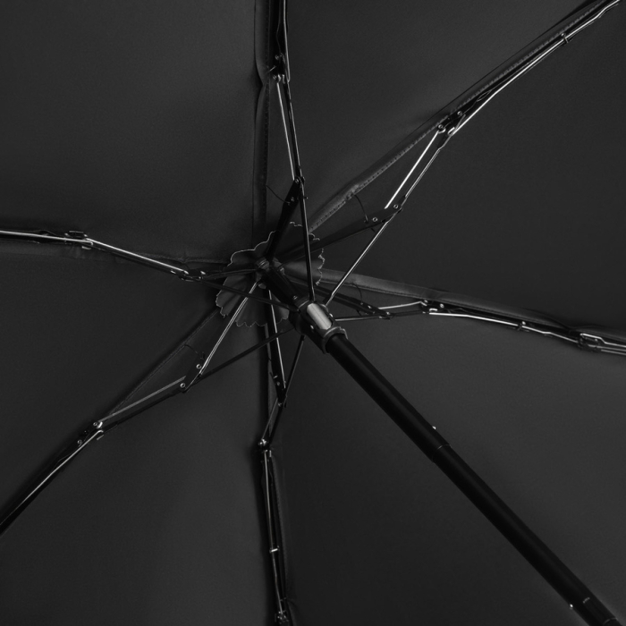 Czarny, składany mini parasol podróżny - Peterson [9]