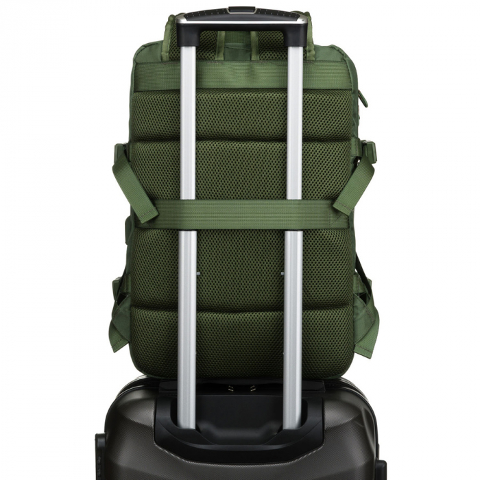 Rucsac de călătorie verde cu spațiu pentru laptop și port USB - Peterson PTR-PTN 24421-5111 GREEN [12]