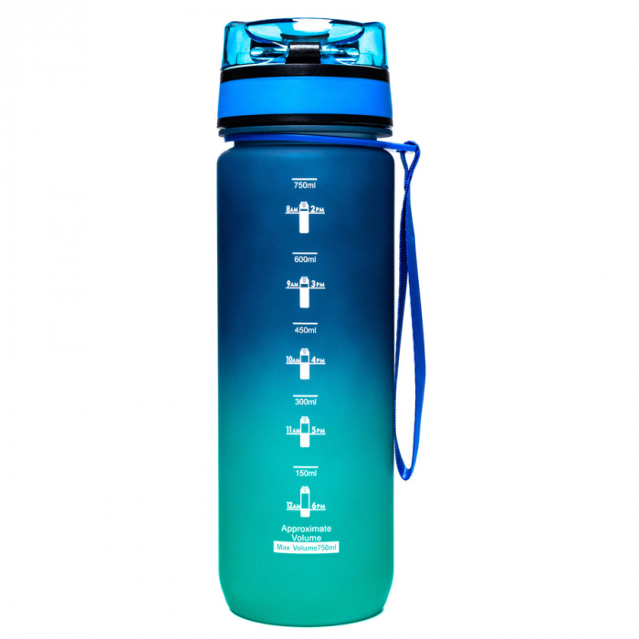 Sticlă de apă Tritan albastră - Peterson PTR-PTN HY-001-750-9492 [9]