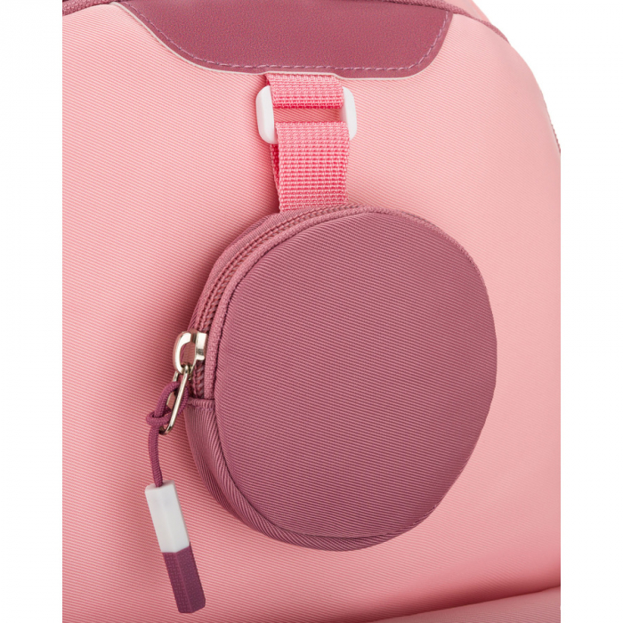 Rucsac școlar spațios din poliester roz, cu bretele reglabile - Peterson PTR-PTN 8610-1327 PINK [13]