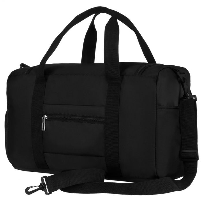 Geantă de voiaj sport din poliester negru cu curea de umăr - Peterson PTR-PTN 23032-8243 BLACK [4]