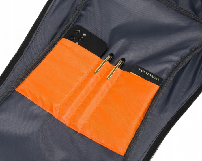 Rucsac mare și încăpător, cu port USB și spațiu pentru laptop - Peterson PTR-PTN 2304-2672 GR [8]