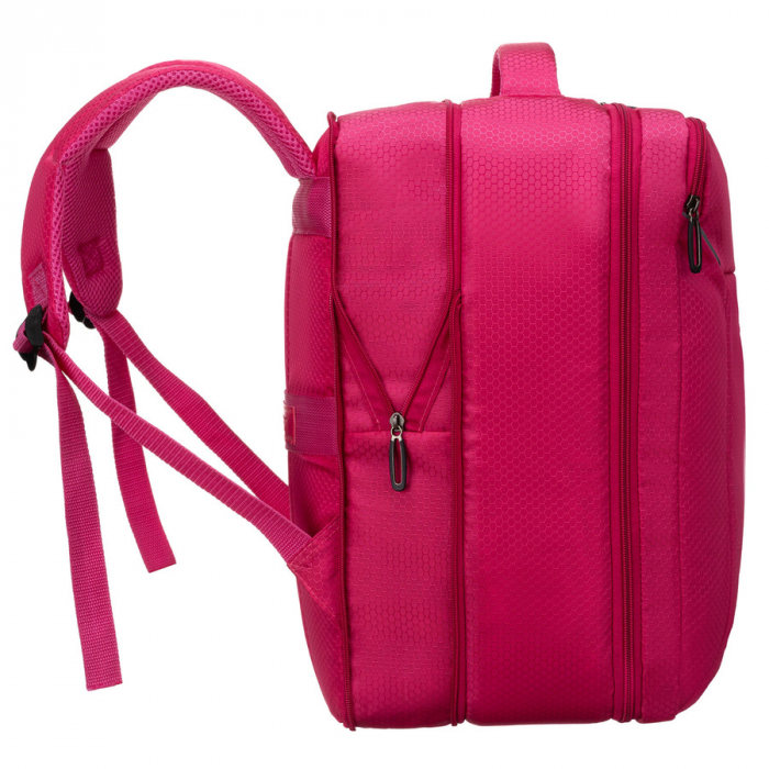 Rucsac de călătorie roz din poliester cu , curea pentru valiză - Peterson PTR-PTN BOCIAN-6439 PINK [4]