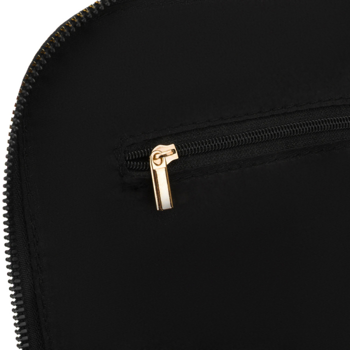 Rucsac negru de damă din nailon și piele ecologică cu bretele reglabile - Peterson PTR-PTN JN-12-0191 BLACK [23]
