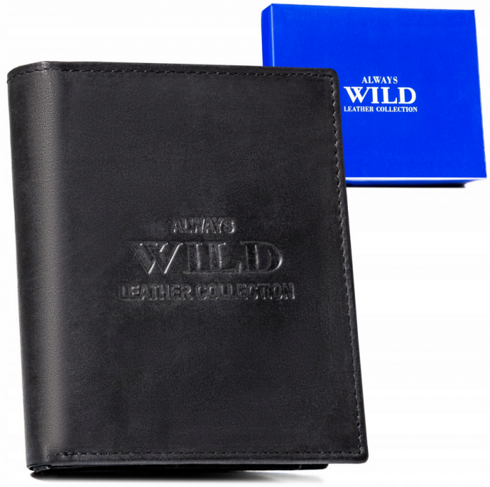 Portofel barbati din piele naturala Always Wild PTR-AW-N890-MAL-0400 BL [2]