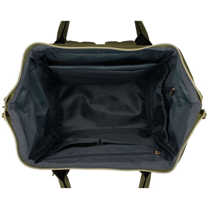 Rucsac de damă verde din poliester cu compartiment pentru laptop și bretele reglabile - Peterson PTR-PTN ALFA GREEN [18]