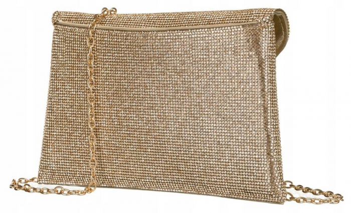 Geantă clutch de damă elegantă pe lant - Peterson PTR-PTN XS101-8702 GOLD [3]