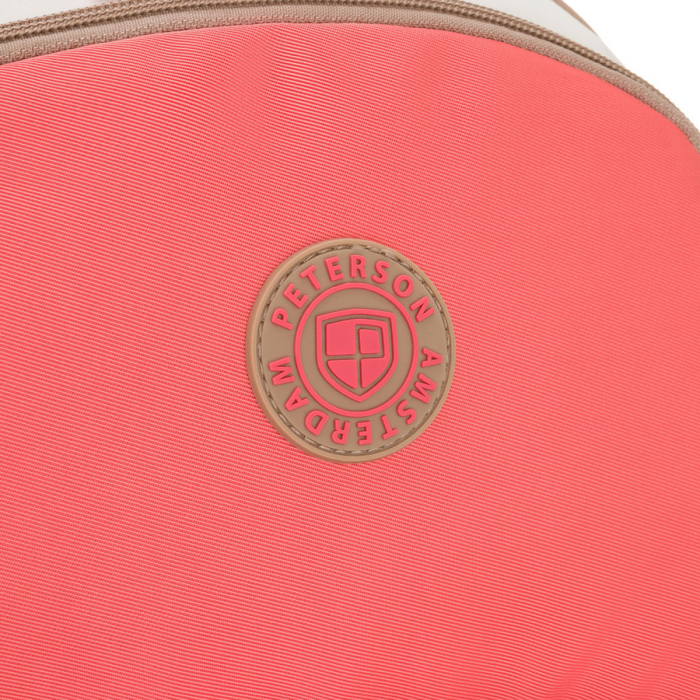 Rucsac școlar pentru copii din poliester bej și roz cu compartiment pentru laptop - Peterson PTR-PTN 8592-1372 BEIGE [11]