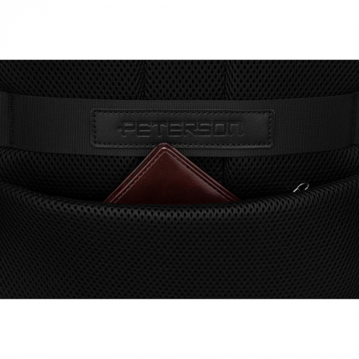 Rucsac negru de călătorie cu , curele reglabile - Peterson PTR-PTN PTY-04-8351 BLAC [9]