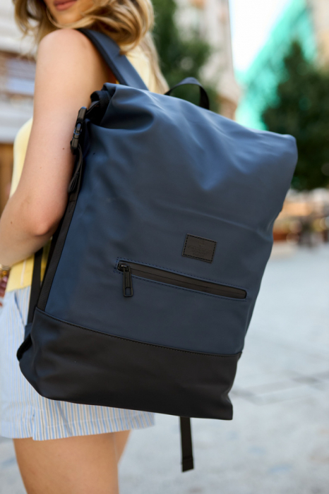 Rucsac sport bleumarin cu material respirabil pe spate - Peterson PTR-PTN BERLIN-9060 BL [2]