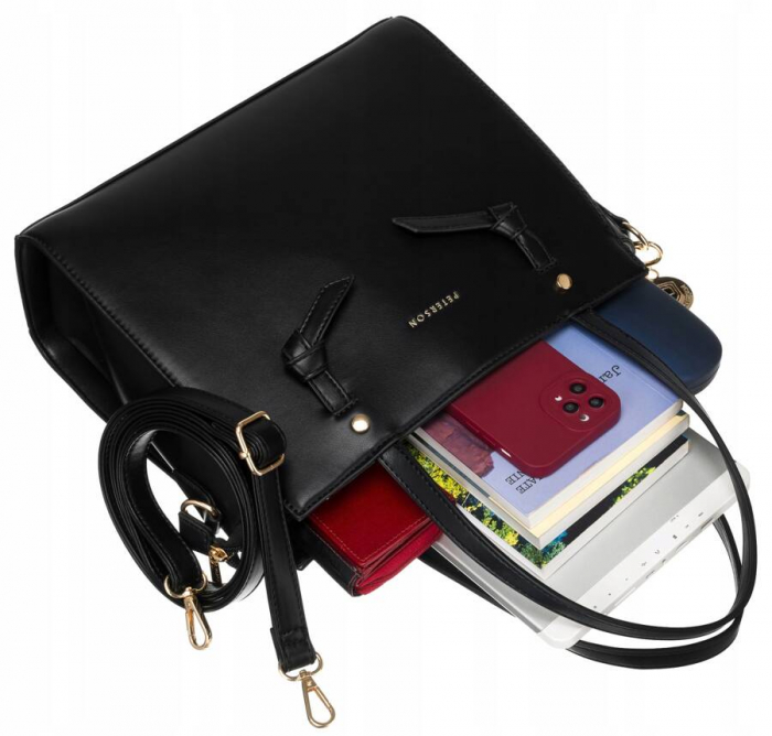 Geanta de dama clasica din piele ecologica - Peterson PTR-PTN L95086-0036 BL [6]