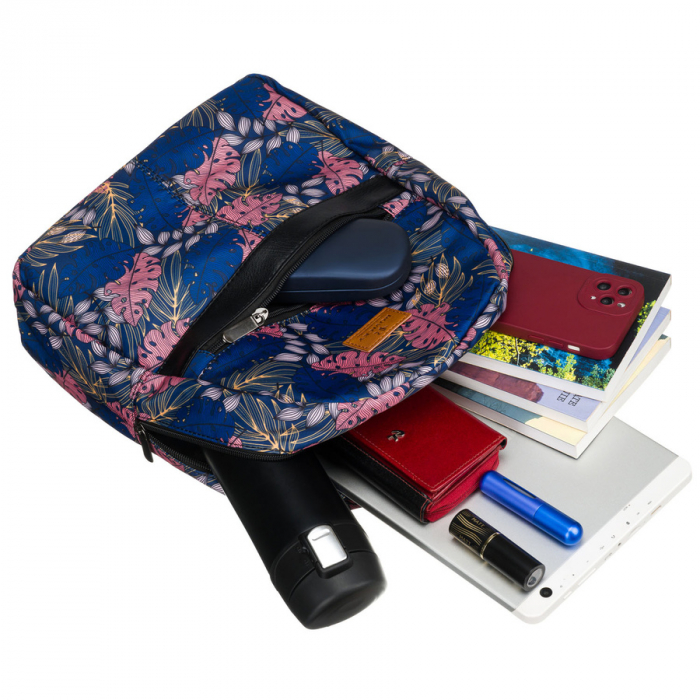 Rucsac de damă din poliester, suspendat pe bretele reglabile și cu prindere de mână - Rovicky PTR-R-PL15601-8954 15 [8]