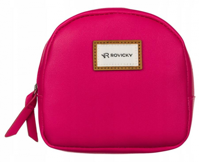 Set doua genti cosmetice dama din piele ecologica - Rovicky PTR-R-261-9367 FUCHSIA [4]