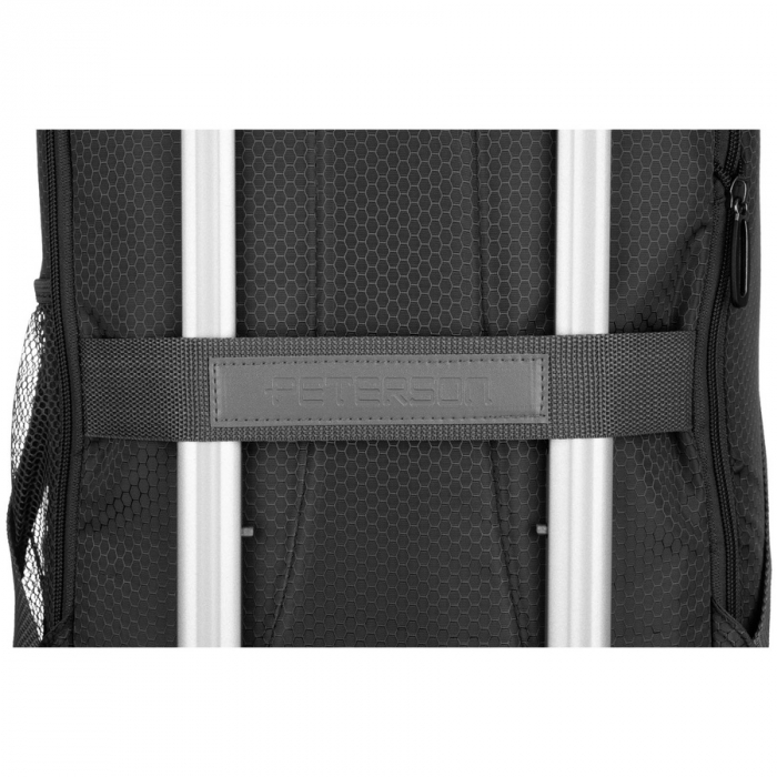 Rucsac de călătorie gri din poliester cu bretele reglabile - Peterson PTR-PTN BOCIAN-6415 D.GR [7]