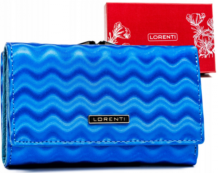 Portofel dama din piele naturala Lorenti PTR-55020-WAV-4393 NAV [1]